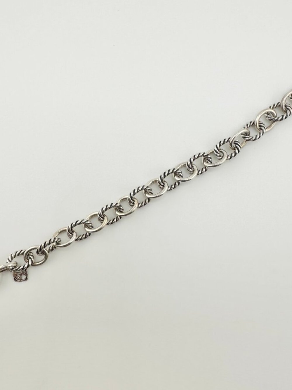 David Yurman Oval Link Chain Bracelet in Sterling Silver - 10mm - Medium - Picture 8 of 13